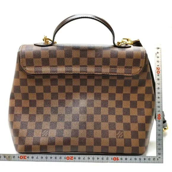 Authentic Louis Vuitton Bergamo MM Damier Ebene Crossbody Bag | Luxury Designer - Picture 3 of 16